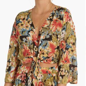 Billabong Desert Sunrise Print Crop Top – Size M